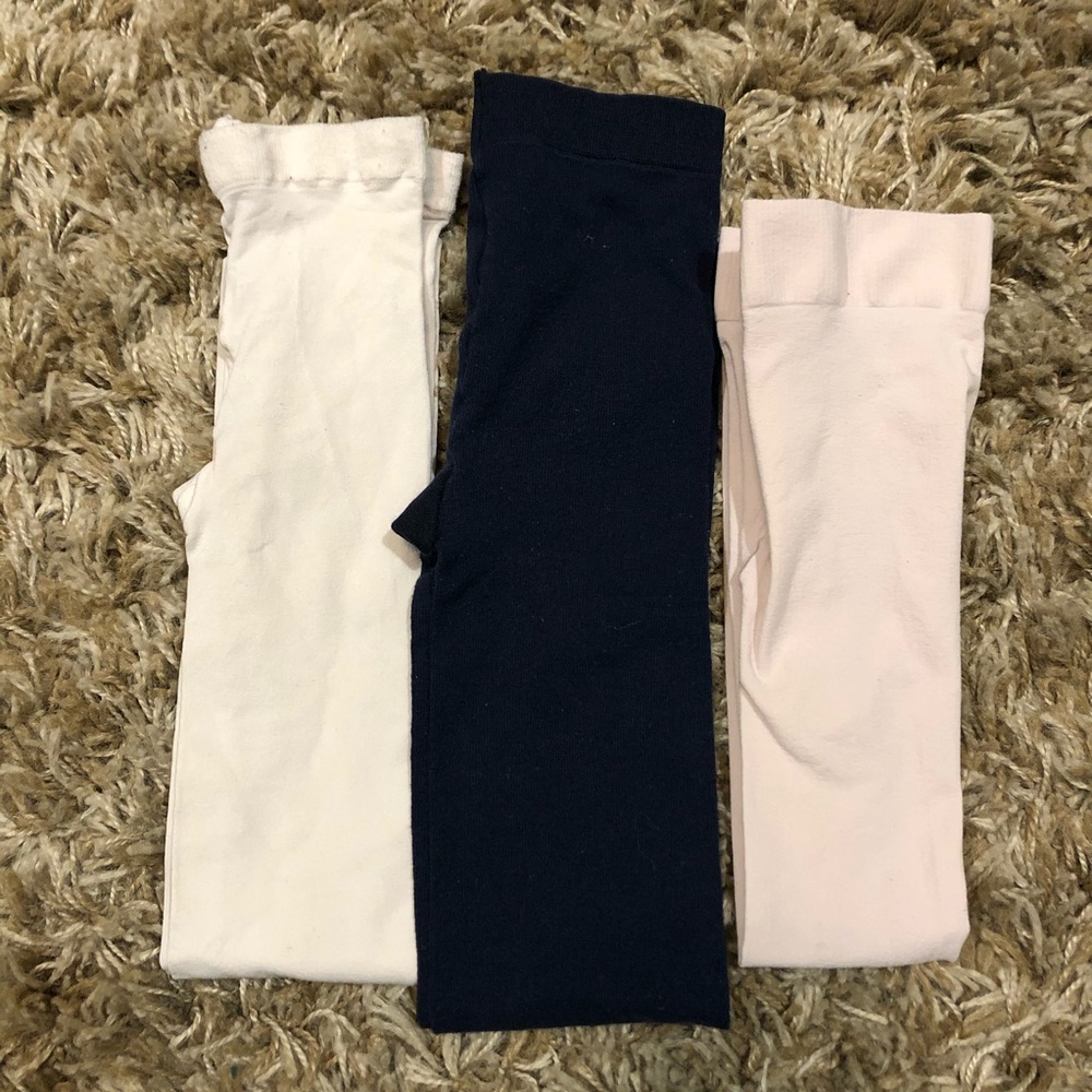 Set of 3 ~ Girls Tights ~ Size 4-8